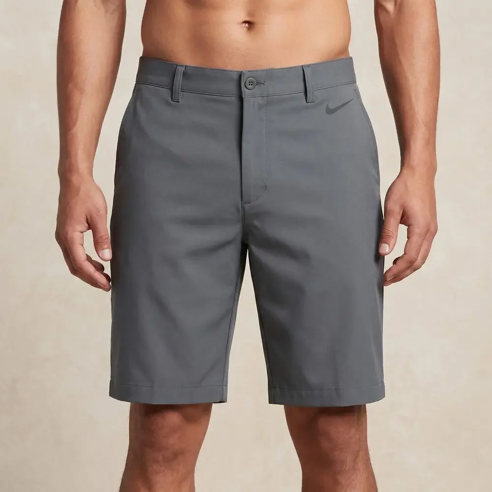 Nike Men's Golf Shorts Dri-Fit Tour Performance Grey Flat Front 36